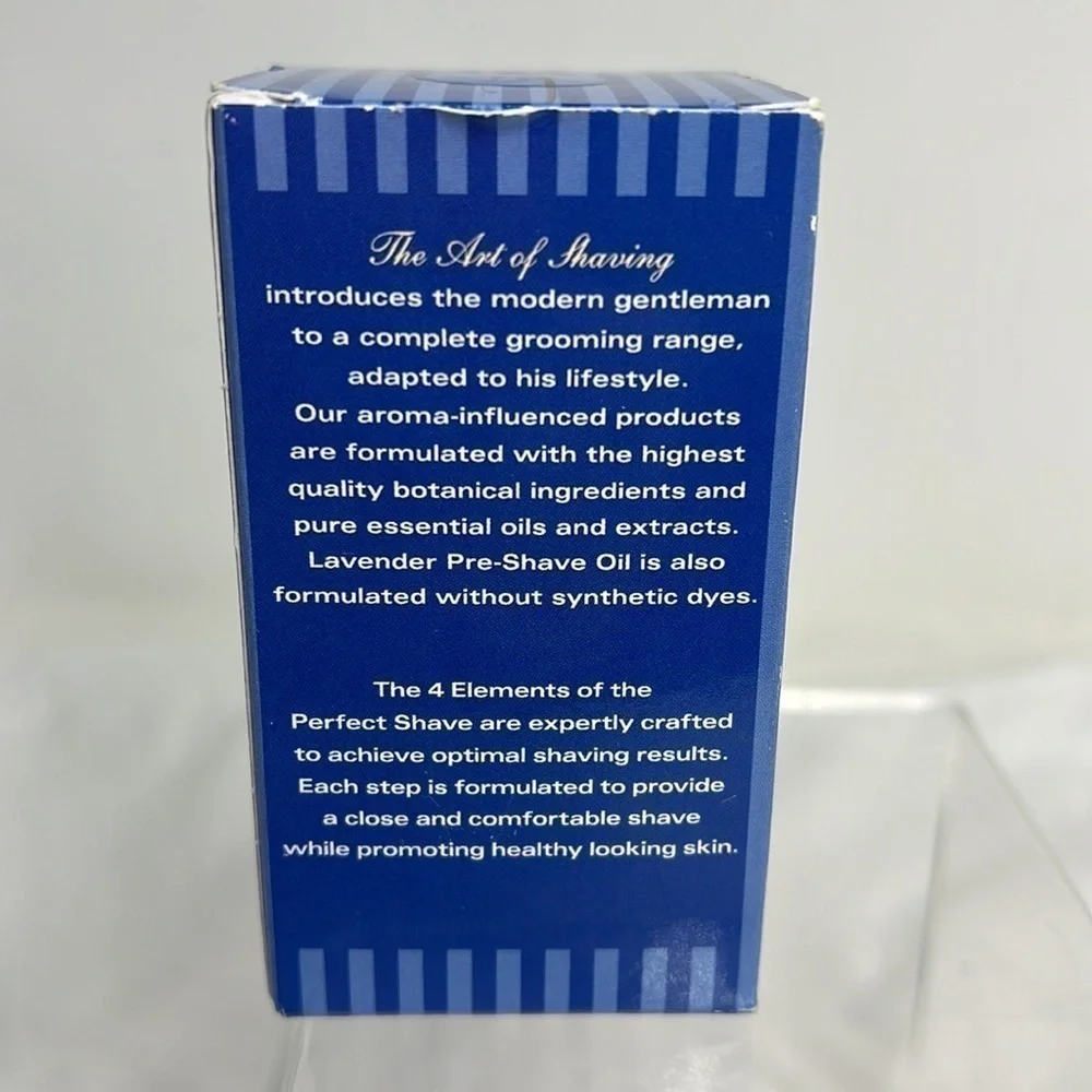 The Art of Shaving Pre-Shave Oil Lavender 2oz New in Box
